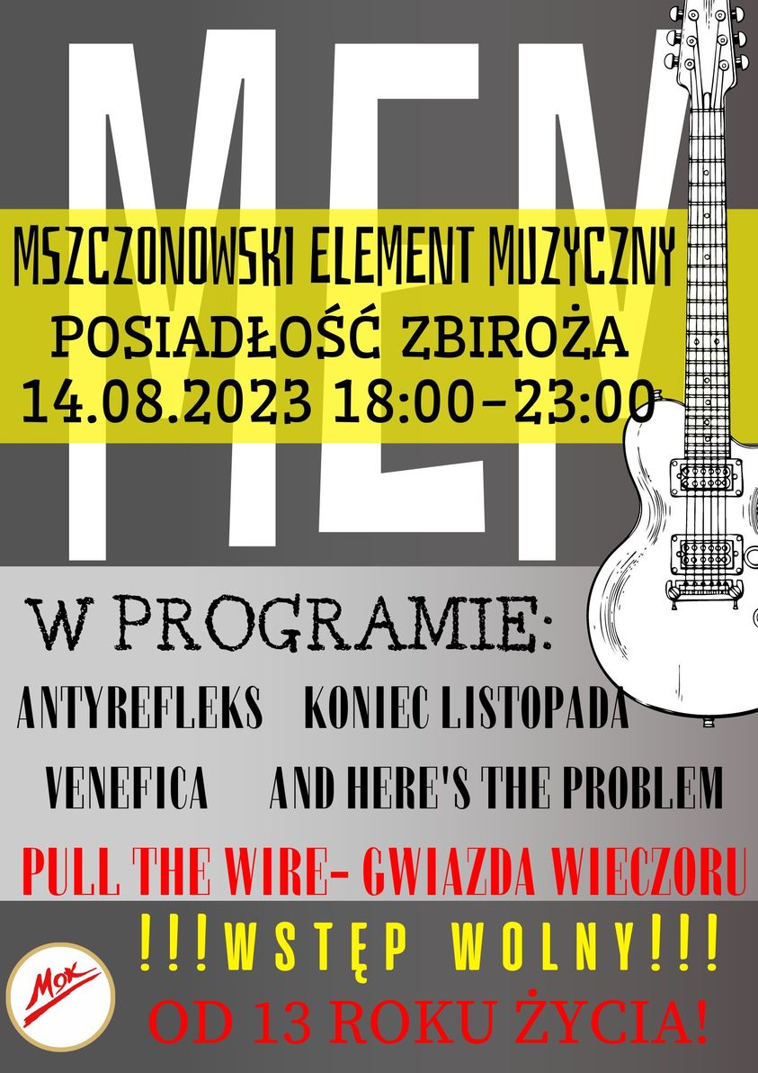 Mszczonowski Element Muzyczny (MEM)- festiwal muzyki okołorockowej